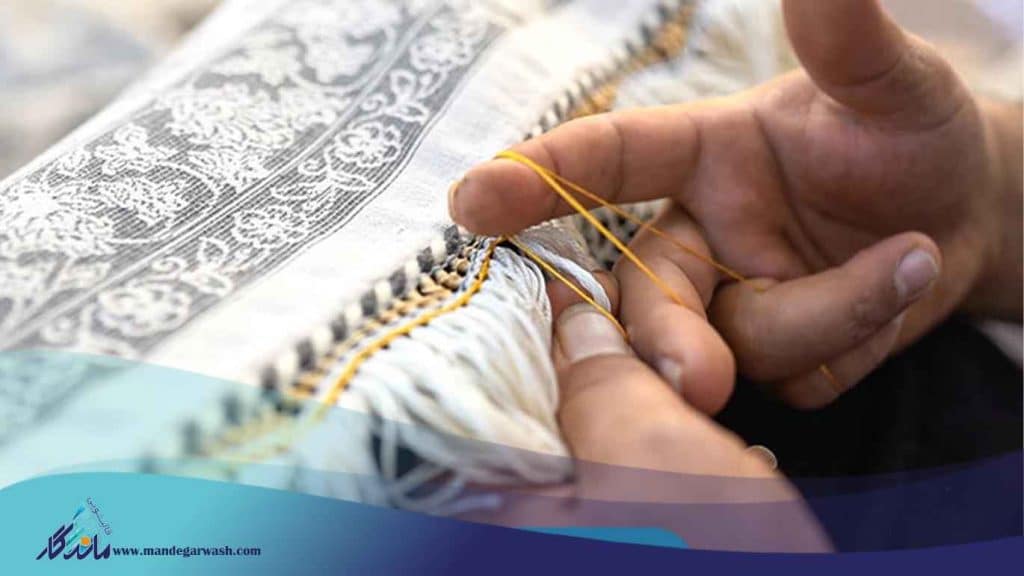 روش های رفوگری و ترمیم شیرازه فرش