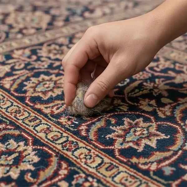 علت پرزدهی فرش بعد از شستشو چیست